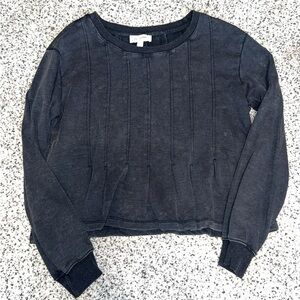 Eesome Charcoal Long Sleeve Top